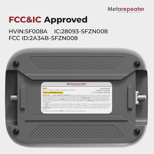 Cell Phone Booster for Home, Smart LCD Display, Cell Phone Signal Booster Up to 5,000 Sq.Ft, Boost 5G & 4G LTE for All U.S. Carriers -Verizon, AT&T, T-Mobile & More,FCC Approved - Image 9