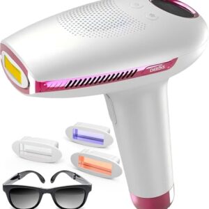 DEESS IPL Laser Hair Removal Device for Women & Men, GP591 3 in 1 Fastest Flashes ICE-Cooling Permanent Hair Remover, Safe & Painless, Long-lasting Reduction of Body & Face Hair Regrowth, Home Use