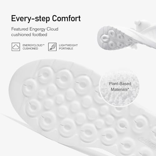 ALEADER Women's Energycloud Slip On Walking Shoes Pure Running Shoes for Gym Workout Treadmill Running Errands White Gray Size 8.5 US - Image 3