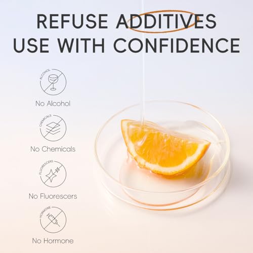 5 Piece Vitamin C Skincare Set, Moisturizing Face Skin Care Kit With Facial Cleanser, Face Serum, Face Cream, Eye Cream, Toner For Hydrating Skin, Anti-Aging Skincare Gift Set For Teenage Girls - Image 5