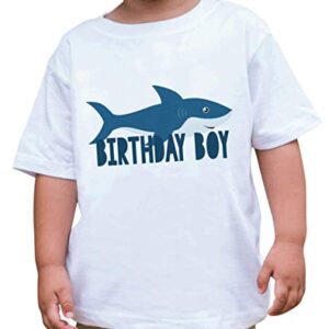 7 ate 9 Apparel Boy’s Shark Birthday T-Shirt 4T