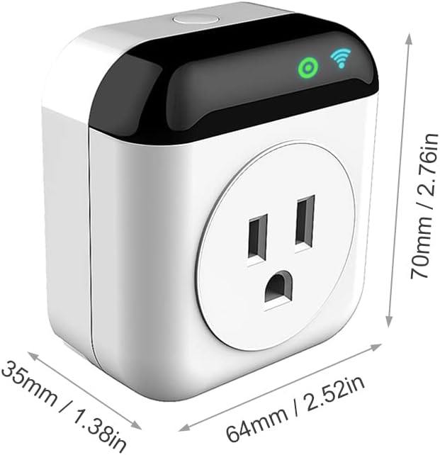 Programmable Smart WiFi Thermostat Plug Mini Temperature Controller 10A Plug-in Socket APP Control Voice Control Schedule Timer Electric Switch for Heating Cooling Appliances - Image 9