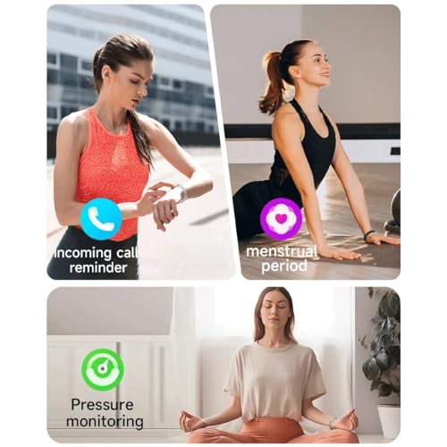 Velytycheon Smart Bracelet for Men Women,Fitness Tracker with 24/7 Heart Rate Sleep Monitor,Step Counter,Activity Trackers with Stress Relief No Subscription (Black) - Image 7