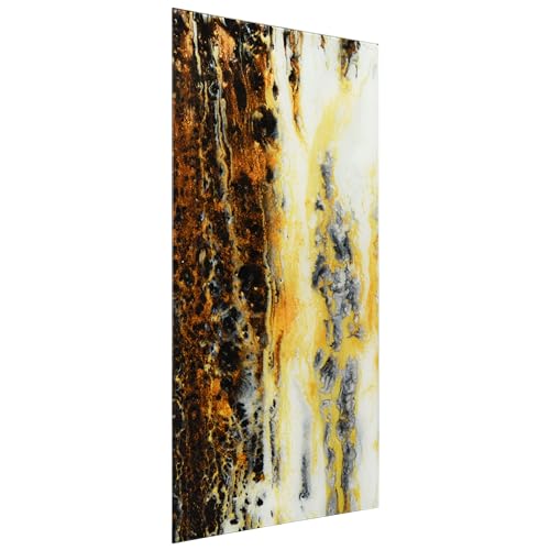 Empire Art Direct "Granite I A Frameless Free Floating Reverse Printed Tempered Art Glass Wall Art, Ready to Hang, Living Room, Bedroom & Office, 72" x 36" x 0.2" - Image 3