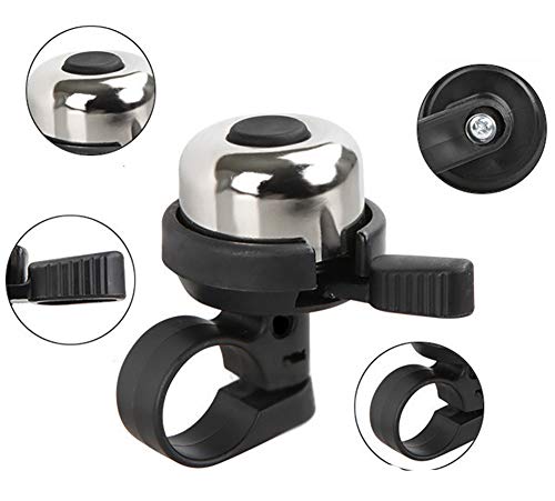 UUYYEO 2 Pcs Bike Bell Bicycle Bell Handlebar Ring Bell for Mountain Bike Road Bike Golden - Image 2