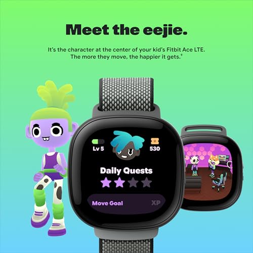 Fitbit Google Ace LTE - Kids Smartwatch with Call, Message, GPS, and Activity-Based Games, Ace Pass Data Plan Required - Mild - Strange Arcade - Image 8