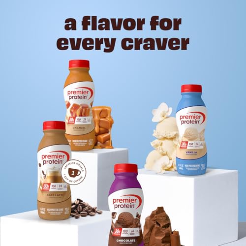 Premier Protein Shake, Vanilla, 30g Protein, No Added Sugar, 24 Vitamins & Minerals to Support Immune Health, 11.5 fl oz, 12 Pack (Packaging May Vary) - Image 8