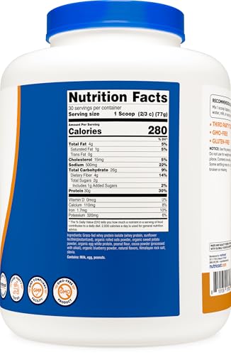 Nutricost Meal Replacement Shake Powder (Chocolate Peanut Butter) 5 LBS - 30g of Protein with Fiber, GMO-Free, Gluten-Free, 30 Servings - Image 5