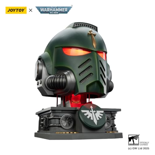 JOYTOY Warhammer 40k Dark Angels 1/18 Action Figure Dark Angels MkX Helmet & Display Stand Collectible Gifts,Toys for Kids 15+ and Adults 17.3-inch Pre-Order - Image 4