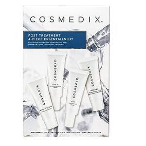 COSMEDIX Starter Kit – 4-Piece Travel Size Skin Care Kit – Features Best Sellers on Amazon for Skincare – Includes Gentle Face Cleanser, Face Serum, SPF Sunscreen and Hydrating Face Moisturizer
