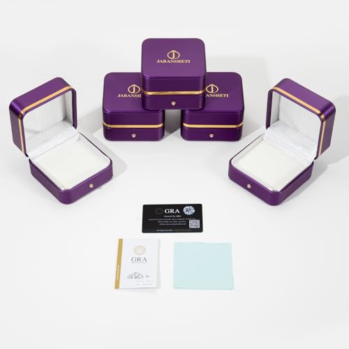 Moissanite Engagement Ring for Women 1.5CT Oval Cut 3-Stone Half Eternity Interweaving Band Vintage Floral Design 18K White Gold Plated S925 Sterling Silver Jewelry Gift(S7.5) - Image 4