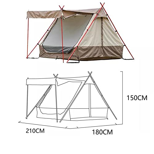Camping Tent Outdoor Rainproof Sunscreen Tent Easy Set Up Small Lightweight Tents 4 Seasons Tent for Family Picnic Hiking Travel - Image 6