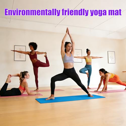 24 Pcs Yoga Mats Bulk 4 mm Thick 68" x 24" Non-Slip Exercise Workout Non Slip Fitness Pad for Women Kids Gym Home Yoga Pilates Anti-Tear Material and Easy to Clean - Image 4