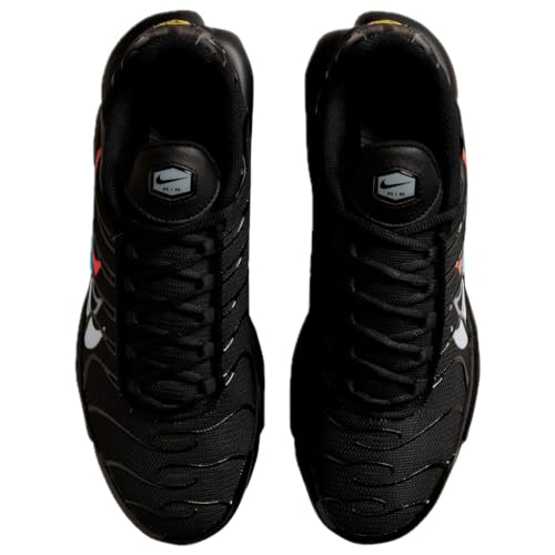 Nike Men's Air Max Plus Running Shoes, Black/White-Blue Lightning-Bright Crimson-Wolf Grey, 11 M US - Image 4