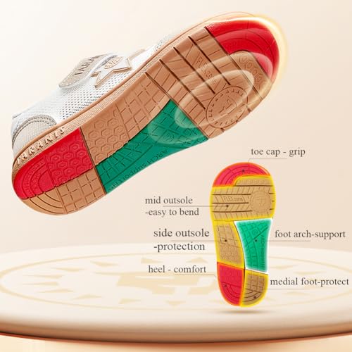 TARANIS ONE ONE Shoes Spring Series Boys Girls Sneakers Kids Apricot32 - Image 4