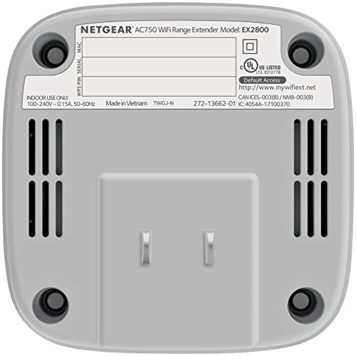 NETGEAR WiFi Range Extender EX2800 - Coverage up to 600 sq.ft. and 15 Devices with AC750 Dual Band Wireless Signal Booster & Repeater (up to 750Mbps Speed), and Compact Wall Plug Design - Image 7