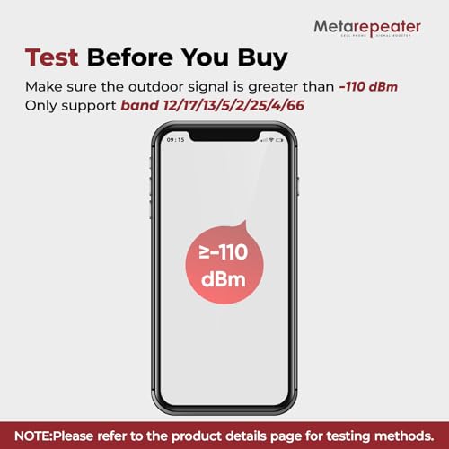 Cell Phone Booster for Home, Smart LCD Display, Cell Phone Signal Booster Up to 5,000 Sq.Ft, Boost 5G & 4G LTE for All U.S. Carriers -Verizon, AT&T, T-Mobile & More,FCC Approved - Image 7