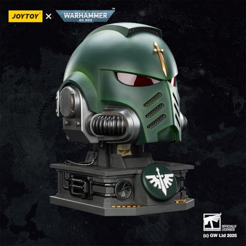 JOYTOY Warhammer 40k Dark Angels 1/18 Action Figure Dark Angels MkX Helmet & Display Stand Collectible Gifts,Toys for Kids 15+ and Adults 17.3-inch Pre-Order - Image 3