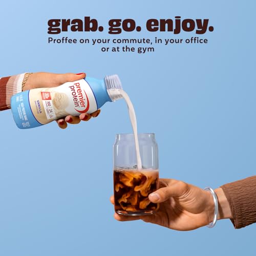 Premier Protein Shake, Vanilla, 30g Protein, No Added Sugar, 24 Vitamins & Minerals to Support Immune Health, 11.5 fl oz, 12 Pack (Packaging May Vary) - Image 5