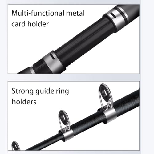 Portable Pocket Fishing Rod Set Telescopic and Reel Combo sea Pole Throwing Travel Gear () - Image 5