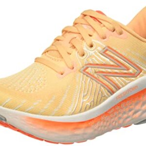 New Balance Women’s Vongo V5 Running Shoe, Light Mango/Arctic Fox, 10 W US