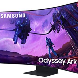 SAMSUNG 55-inch Odyssey Ark 4K UHD 165Hz Curved Quantum Mini LED Gaming Monitor