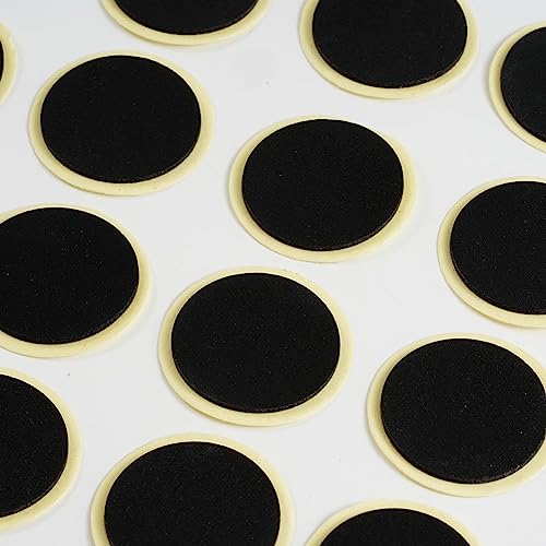 Jinshining 20 Pcs Bike Tire Patch Kit,Glueless Bike Repair Patch, Round Bike Tube Patches,Bike Inner Tube Repair Kit,Bike Patch Kit for Road and Mountain Bikes Tires and Tubes - Image 3