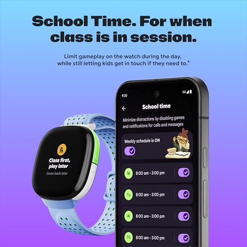 Fitbit Google Ace LTE - Kids Smartwatch with Call, Message, GPS, and Activity-Based Games, Ace Pass Data Plan Required - Mild - Strange Arcade - Image 6