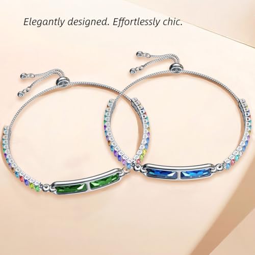 Smart Bracelet for Women Girl, Fitness Tracker with Colored Diamonds, 24/7 Heart Rate/SPO₂/Sleep Monitor, 10g Lightweight Bracelet, IP68 Waterproof, Activity Tracker for iOS Android (Green) - Image 2