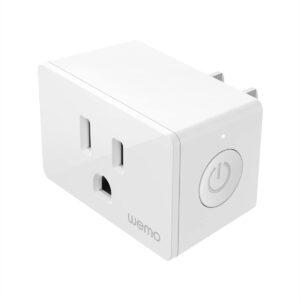 Wemo Smart Plug with Thread – Smart Outlet for Apple HomeKit – Smart Home Products, Smart Home Lighting, Smart Home Gadgets – Homekit Smart Plug – Works W/ Apple iPhone, Easy NFC Set Up, White