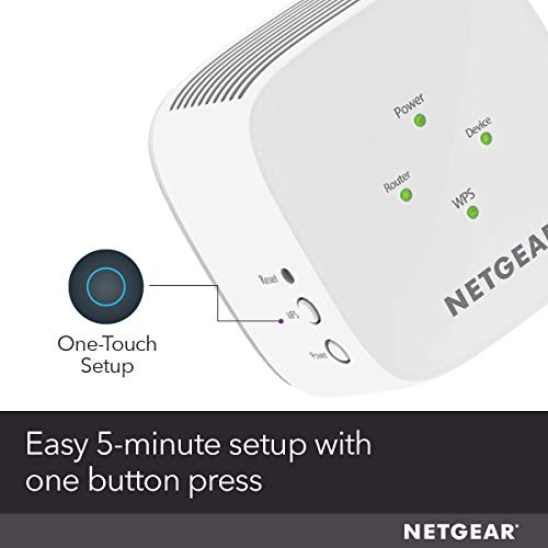 NETGEAR WiFi Range Extender EX2800 - Coverage up to 600 sq.ft. and 15 Devices with AC750 Dual Band Wireless Signal Booster & Repeater (up to 750Mbps Speed), and Compact Wall Plug Design - Image 5