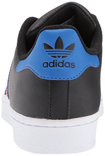 adidas Originals Kids' Superstar Sneaker, Core Black/Blue/White, 7 - Image 3