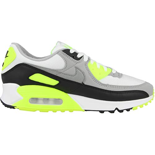 Nike Mens Air Max 90 Running Shoe, Adult, White Particle Grey Volt Black Lt Smoke Grey, 9 M US - Image 5