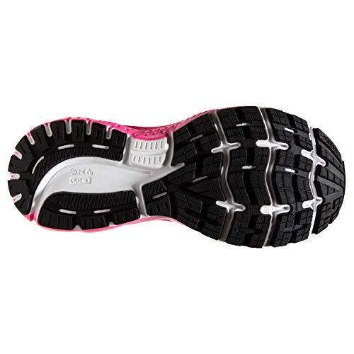 Brooks Women's Ghost 13 Running Shoe - Pink/Black/White - 8.5 Medium - Image 6