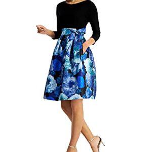 Jessica Howard Women’s Dresses Dress,Baby Blue,8P