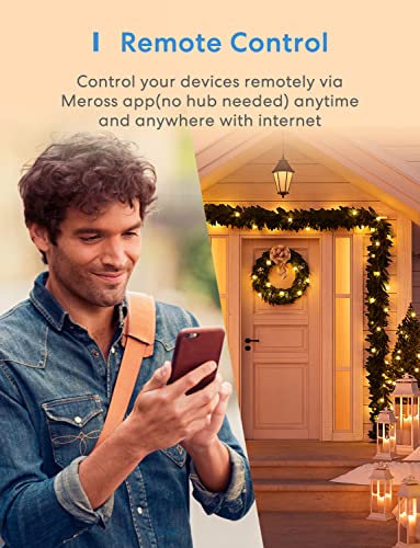 meross Smart Outdoor Plug and Matter Smart Thermostat - Image 4