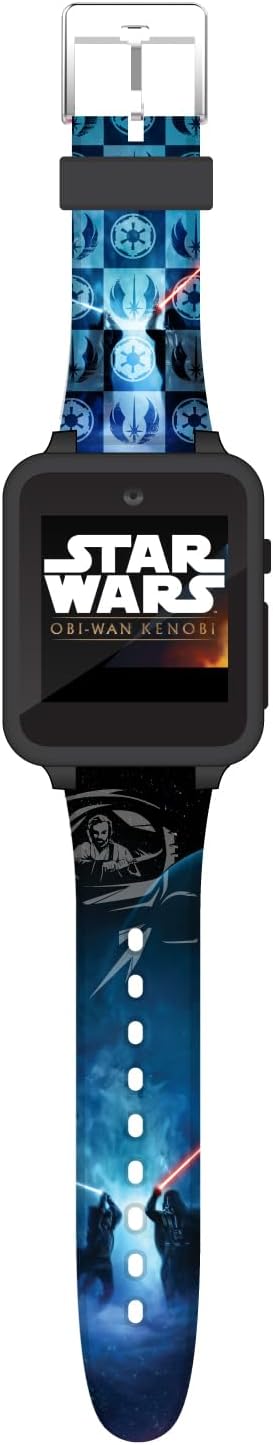 Star Wars Kids Smartwatch with OBI-Wan Kenobi Design, 10 Clock Faces, Selfie Camera, Voice and Video Recorder, Step Counter, Calculator, Alarm, Fun Games, and 3 Wallpapers – Fits Wrists 5.5"-8.0" - Image 4