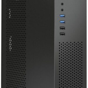 Small Form Factor Gaming Desktop Computer – AMD Ryzen 5 5600GT 6-Core 3.6 GHz, 7nm Zen 3 16GB DDR4 RAM, 1TB SSD, 11AC Wi-Fi, Win 11 Professional Desktop PC, Black