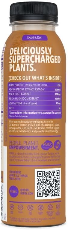 REBBL Protein Dark Chocolate, 12 oz - Image 6