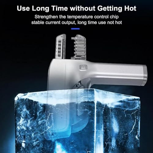 6D Hair Extension Machine Kit, Related Tools for 6D Seamless Hair Extension,5-Pin Hair Extension Gun for Salons, No-Trace Human Hair Extensions Connector - Image 3