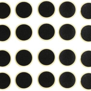 Jinshining 20 Pcs Bike Tire Patch Kit,Glueless Bike Repair Patch, Round Bike Tube Patches,Bike Inner Tube Repair Kit,Bike Patch Kit for Road and Mountain Bikes Tires and Tubes