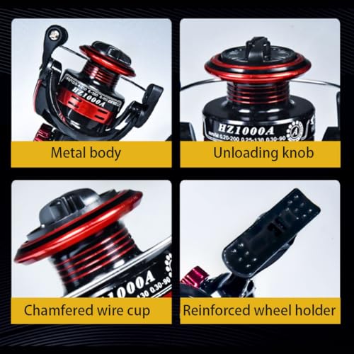 Portable Pocket Fishing Rod Set Telescopic and Reel Combo sea Pole Throwing Travel Gear () - Image 6