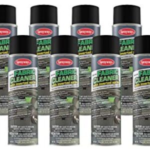 Sprayway SW558-12PK Fabric Cleaner with Inverted Spray, 19 oz, Pack of 12, White