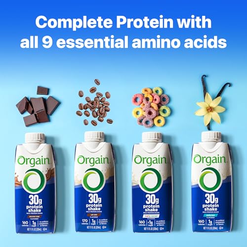 Orgain 30g High Protein Shake, Dairy Isolate Milk Protein, Chocolate Fudge, 5g BCAAs, 1g Sugar Per Serving, Meal Replacement, Ready to Drink, Keto Friendly, Gluten-Free 11 Fl Oz (Pack of 12) - Image 6