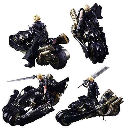 Square Enix Final Fantasy VII: Advent Children: Cloud Strife & Fenrir Play Arts Kai Action Figure - Image 3