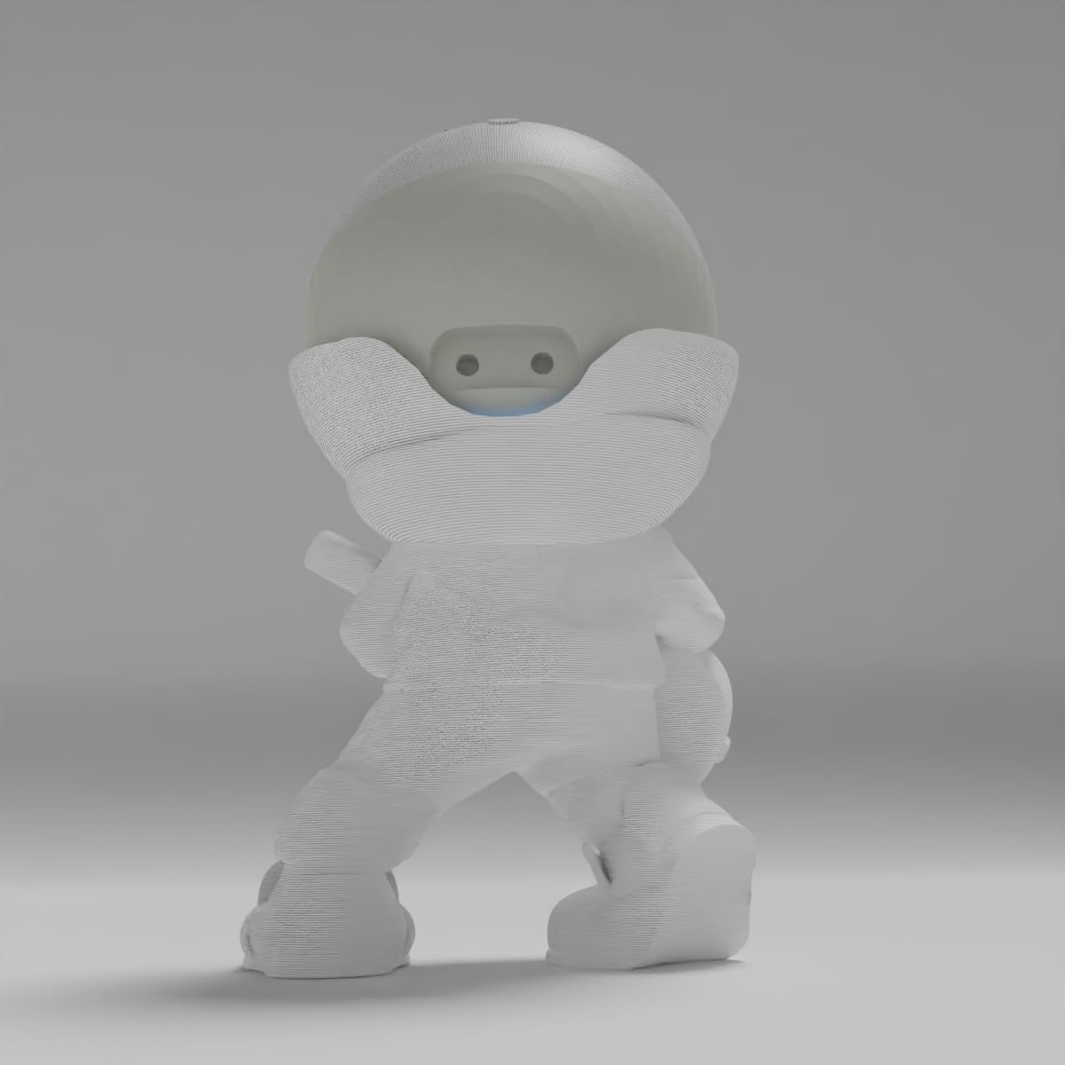 Splin Table Stand Holder Compatible with Amazon Alexa Smart Speaker Echo Dot (4th and 5th gen.) and Apple HomePod Mini, Vegas Boy (White) - Image 4