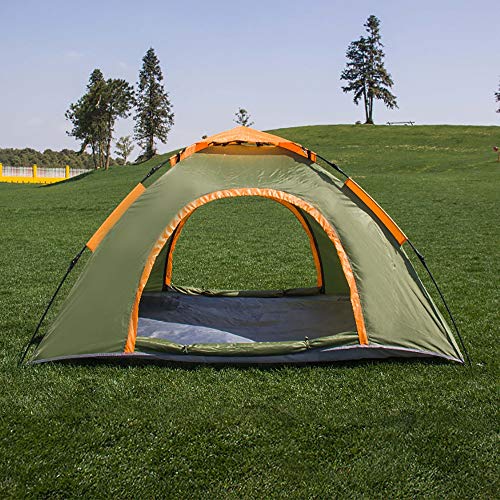 AkosOL Tent 2 Person Camping Tent Double Layer Waterproof 4 Season 2 Person Backpacking Tents for Hiking Travel Little Surprise, Green - Image 2