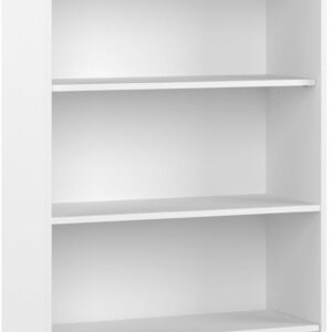 Bush Business Furniture Studio C Tall 5 Shelf Bookcase in White, Large Bookshelf for Home or Professional Office