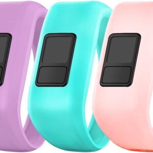 for Garmin Vivofit 3 and jr 2 Bands, Silicon Stretchy Replacement Watch Bands for Kids Boys Girls Small Large(No Tracker)
