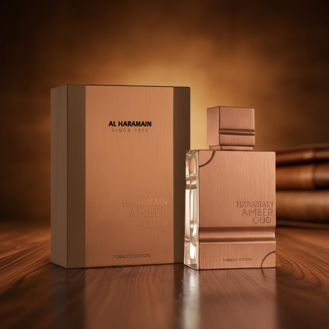 Al Haramain Amber Oud Tobacco Edition for Unisex - Arabian Perfume for Women & Men - Long Lasting Fragrance with Notes of Tobacco Leaf, Cinnamon, Vanilla, Dried Fruit - Arabic Cologne - 2 oz EDP Spray - Image 5